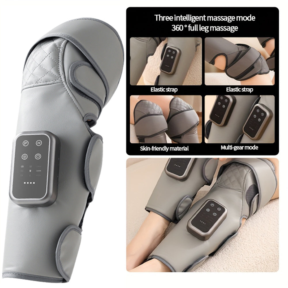 1pc an Electric Multifunctional Leg Massager Featuring Air Compression And Heating, with Three Modes And Three Intensity Settings, Rechargeable Via USB