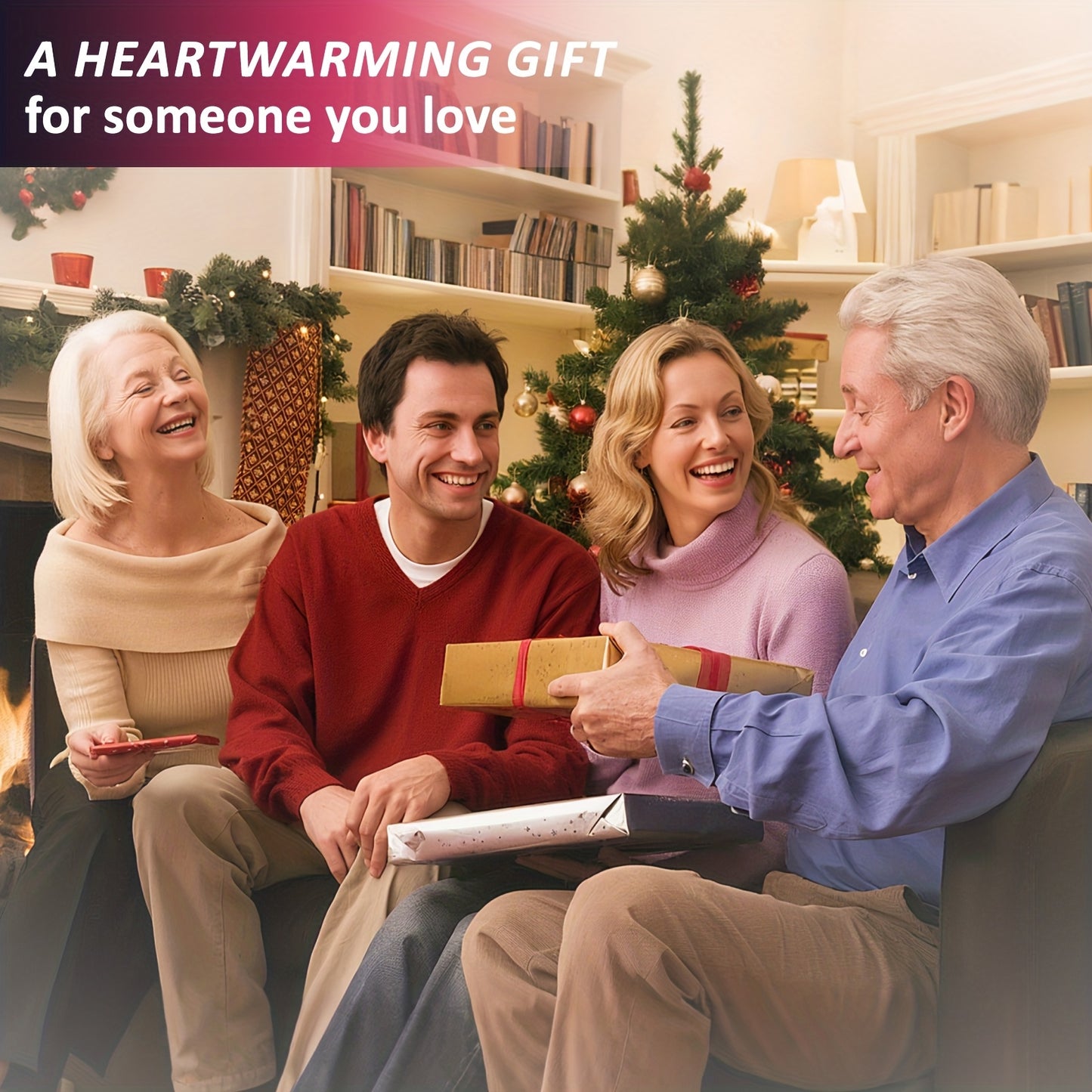 Graphene Heating Pad for Neck Shoulders Back, 3lb Weighted Electric Pad, Deep Heat with Precise Heating & Soft Flannel, 6 Heat Settings, 4 Timer Options, Auto Shut-Off, Machine Washable, 28"x33", Gifts for Women Men Mom Dad,