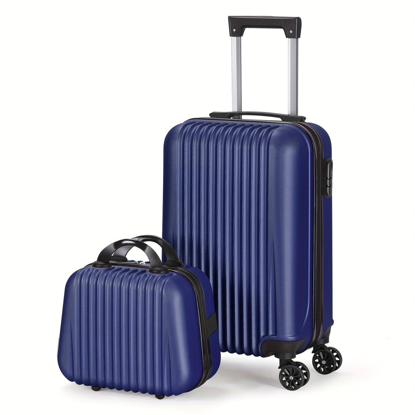BTY Two Piece Luggage Set with Spinner Wheels Travel Case