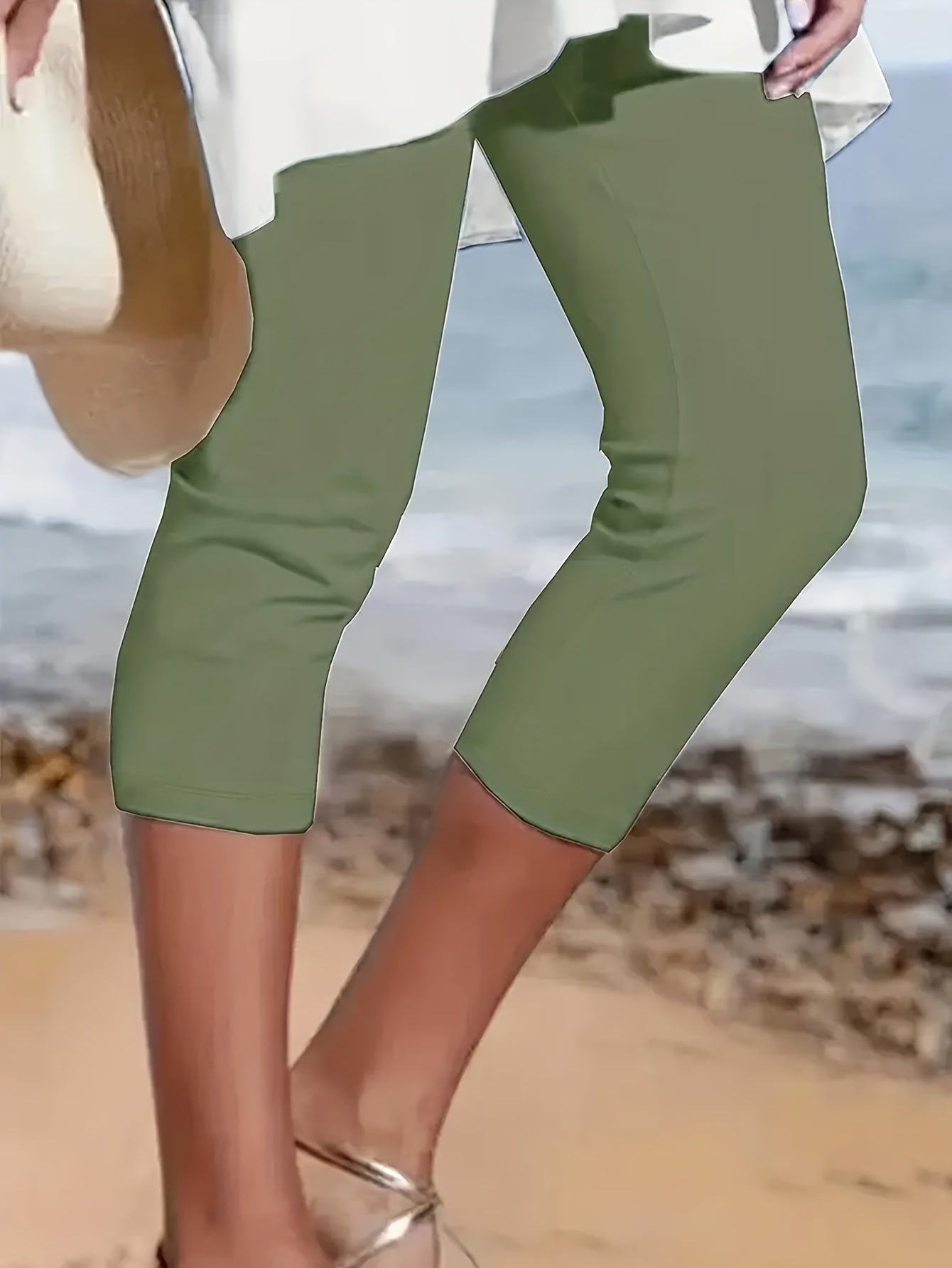 Three-Piece Sports Tights, Plus Yoga Pants And Leggings