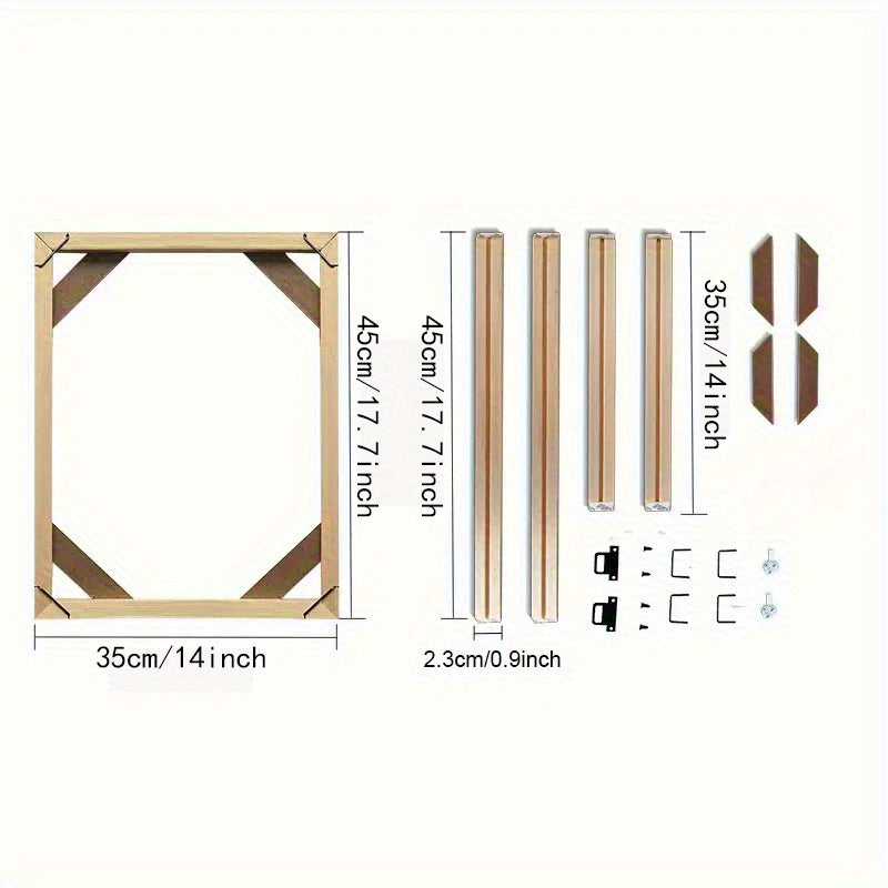 Diamond Painting And Numbered Oil Painting Lightweight Wall Art Frame