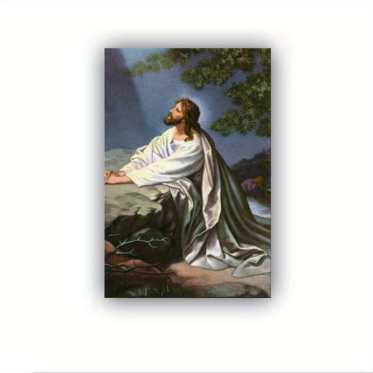 1 Piece Wooden Frame Jesus in The Garden of Gethsemane Wall Art