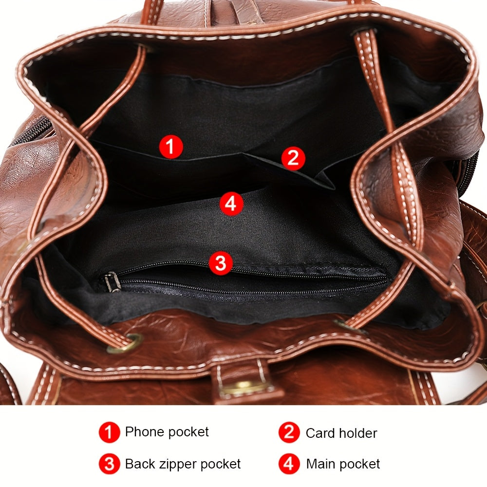 OTOEZ Vintage Fashion Backpack Rucksack For Men And Women