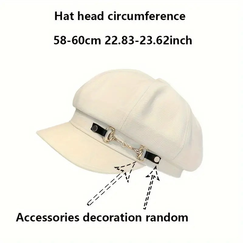 2pcs Adjustable Vintage Beret Hat - with Exquisite Craftsmanship, Fashionable Embossed Beret Style, Classic Embossed Design, Hand Washable, Suitable for Parties,, Birthday, Chrimstas, Mother'day, Thanksgiven Day, Adjustable V