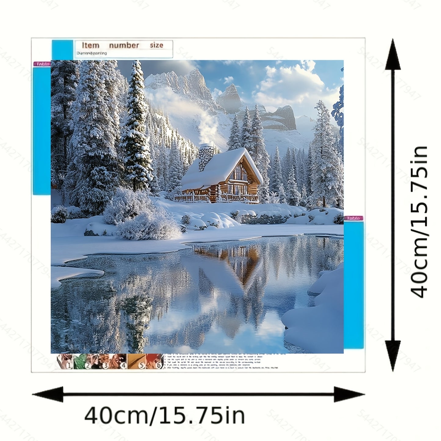 Dreamy Cabin Scene Diamond Painting Kit For Teens And Adults