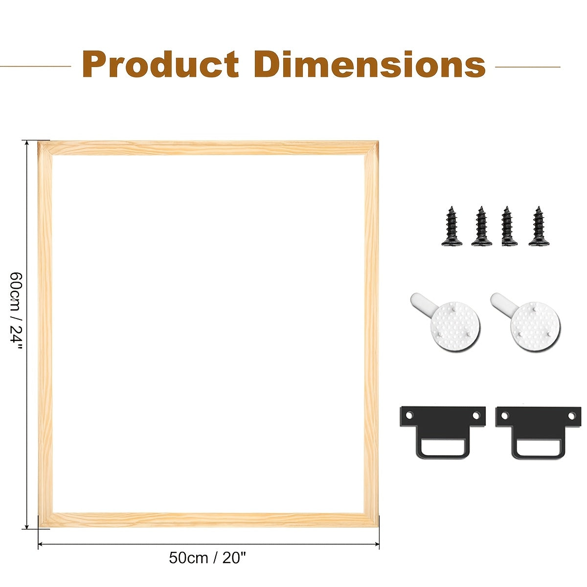 Solid Wood Poster Frame For Oil Painting Wall Art Decor