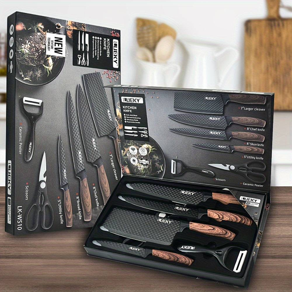 Five Cows Professional Knife Set With Ergonomic Wooden Handles