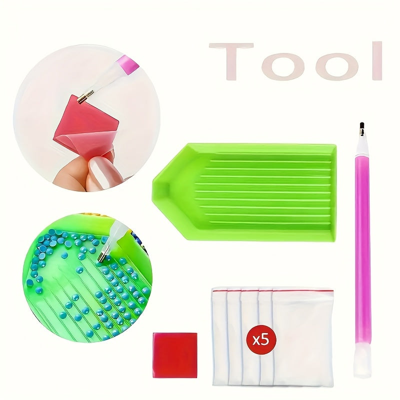 5D Diamond Painting Kit Christ Crucifixion And Resurrection Wall Art