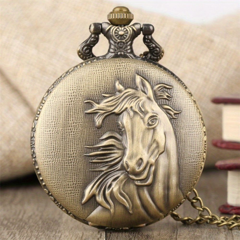 Six Vintage Pocket Watches Set Quartz Gifts For Family