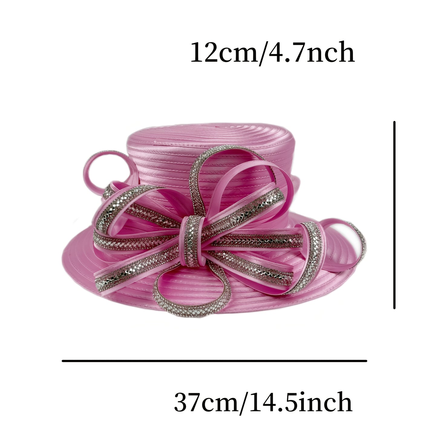 Handmade Easter Elegant Lady Church Hat Worship Hat Mother Grandmother Gift Special Occasion Wide Brim Hat