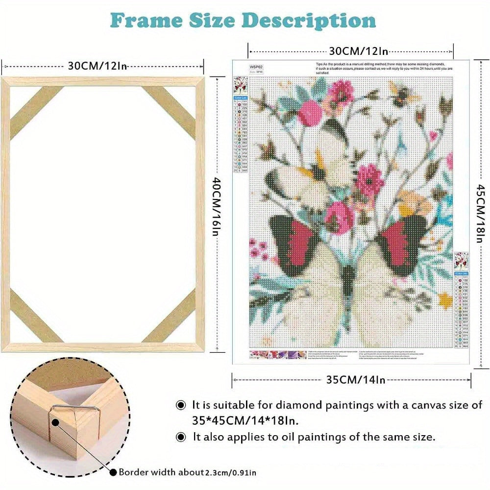 Diamond Painting And Numbered Oil Painting Lightweight Wall Art Frame