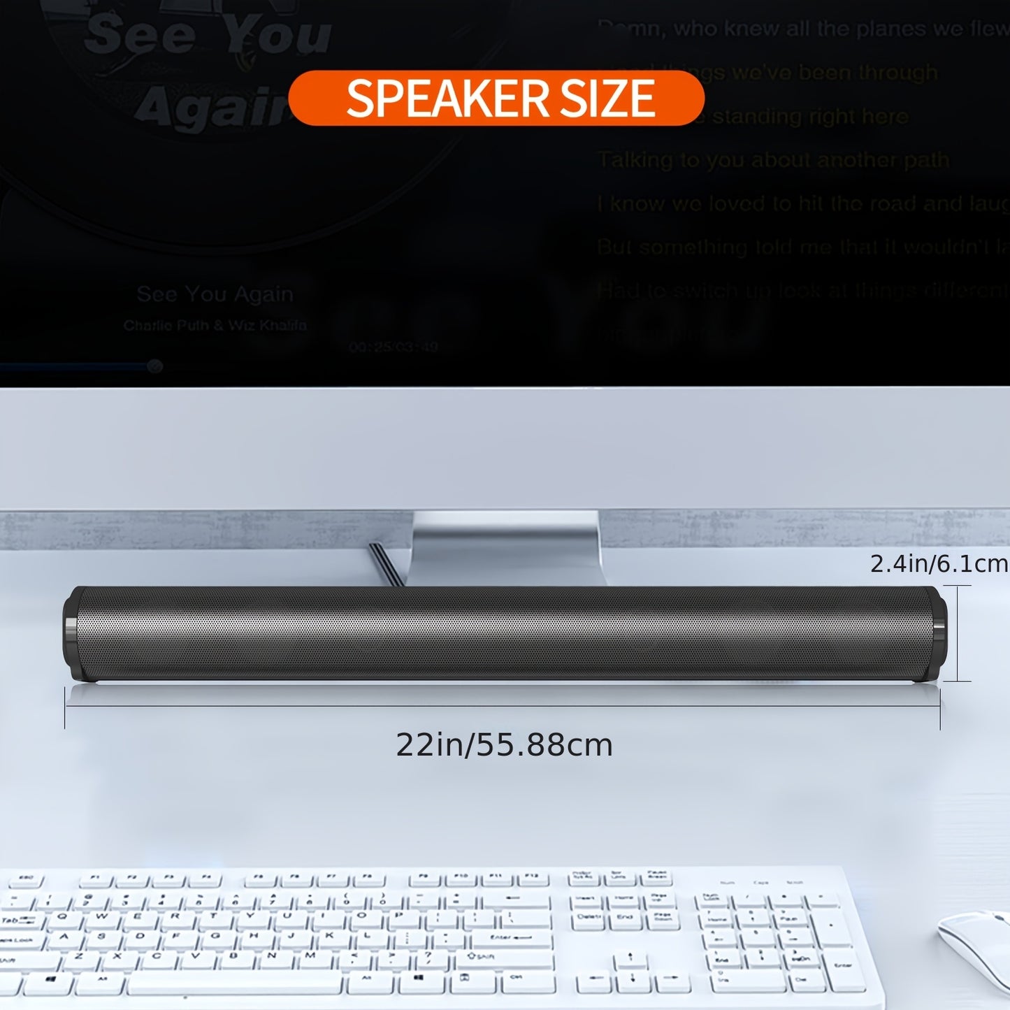 4D Surround Sound Speaker Wireless USB Plug And Play