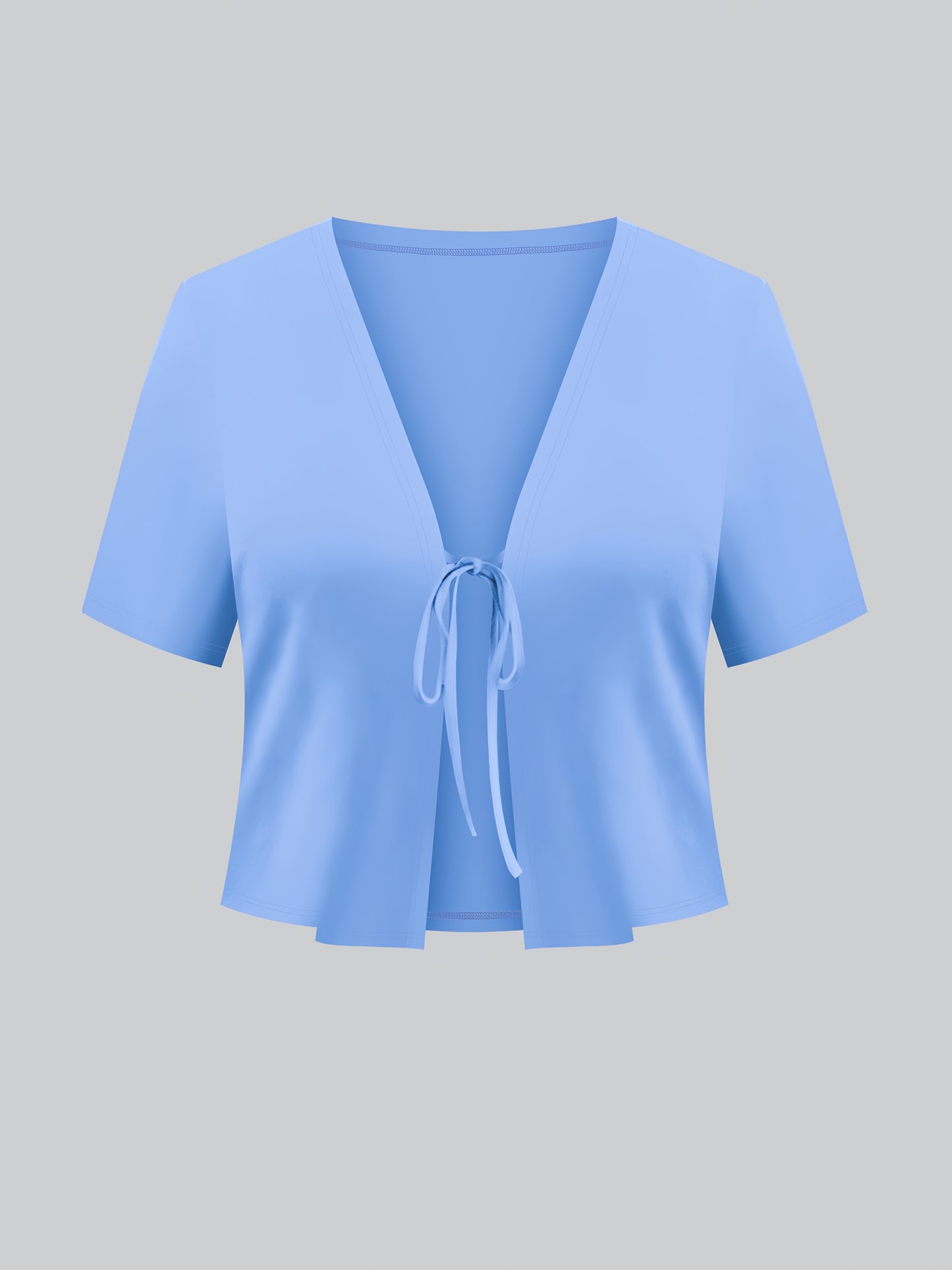 Elegant Women's Two-Piece Set Lace Up Top And Floral Dress