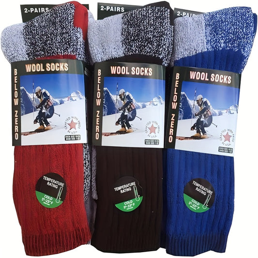MEDISTRIDE Wool Thermal Socks For Cold Weather Circulation Support