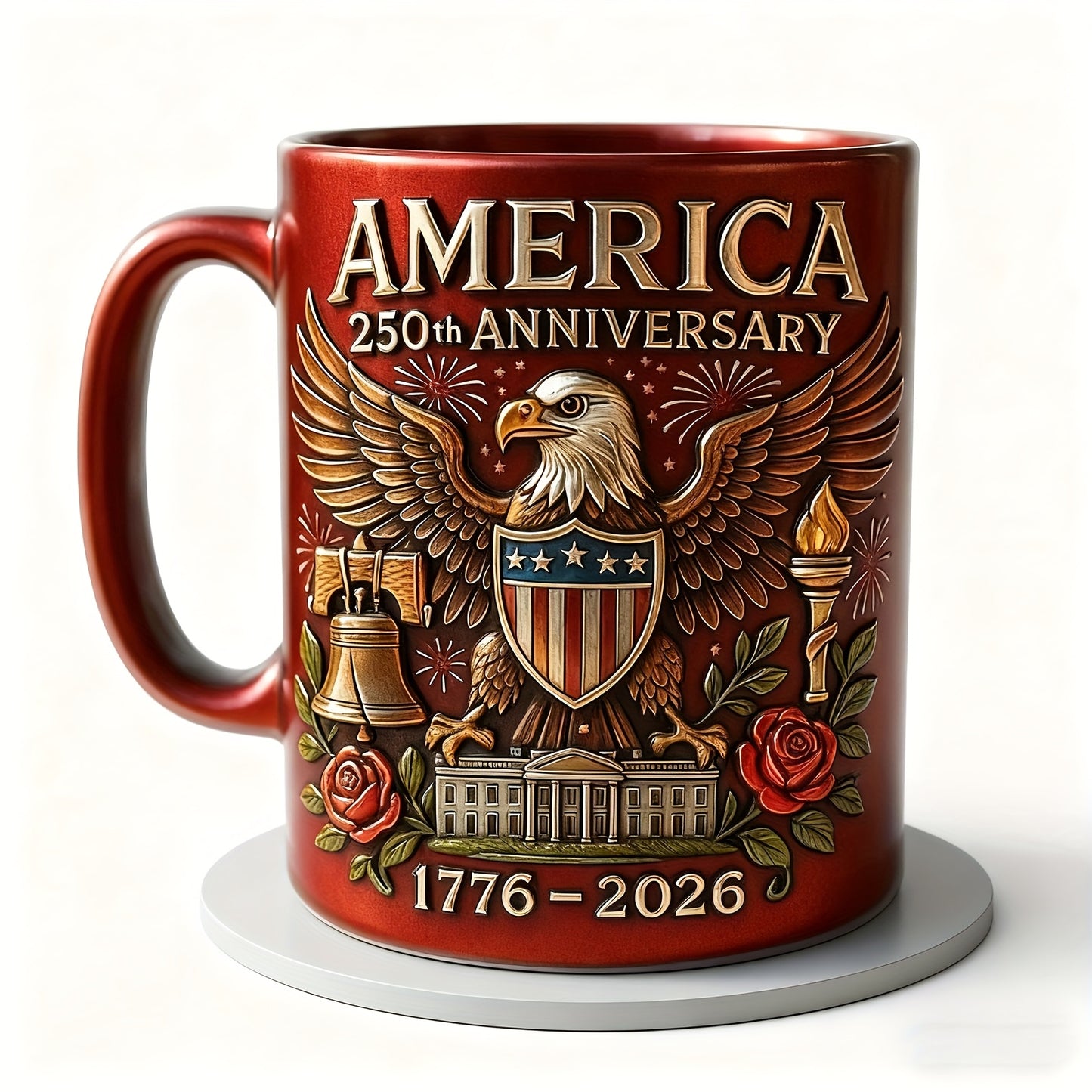 DIANLI USA Anniversary Mug With Durable Finish And Comfortable Handle