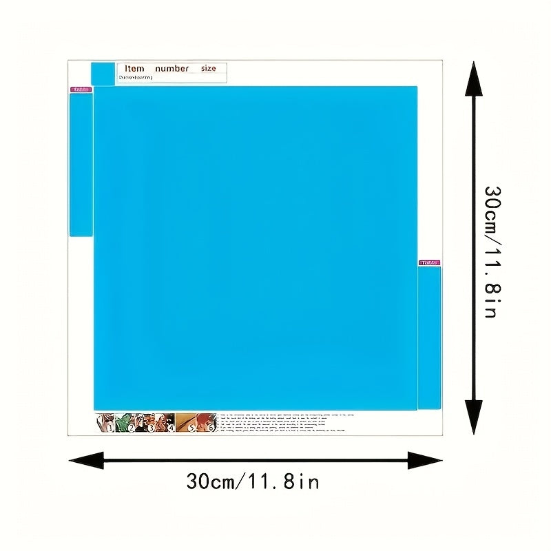 5D Diamond Painting Kit Round Mosaic Landscape Frameless DIY Craft