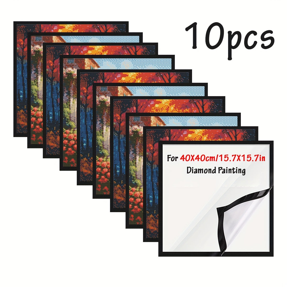 JOZYSH Magnetic Diamond Painting Display Frame Set PVC