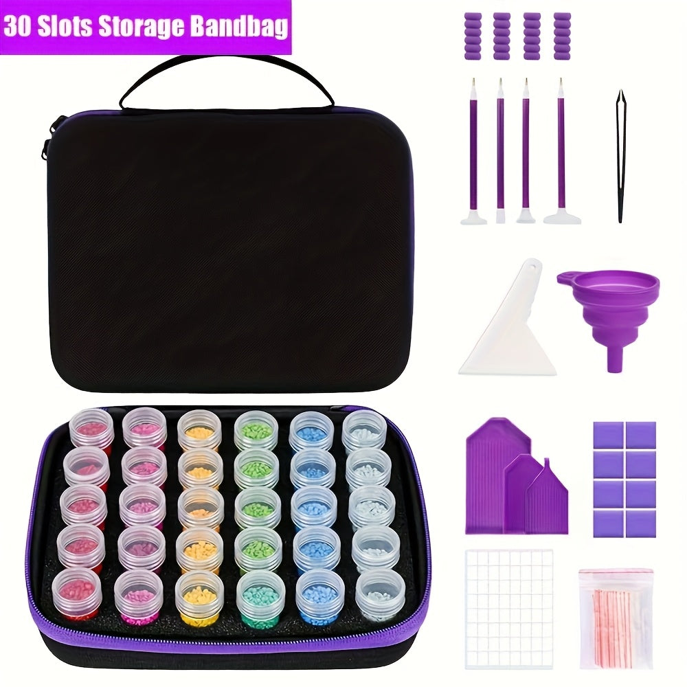 THCBME Diamond Painting Storage Case Kit With Removable Trays