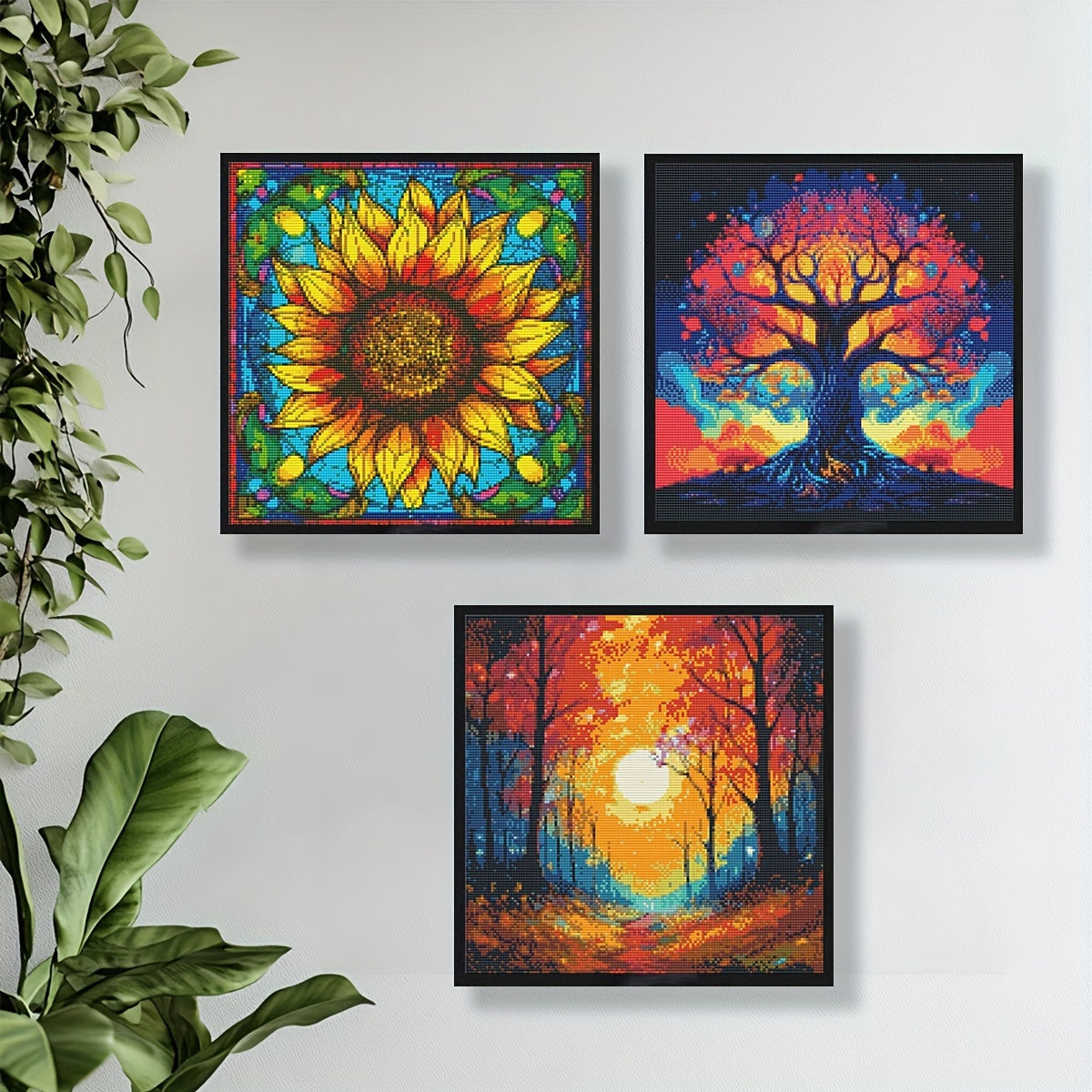 JOZYSH Magnetic Diamond Painting Display Frame Set PVC