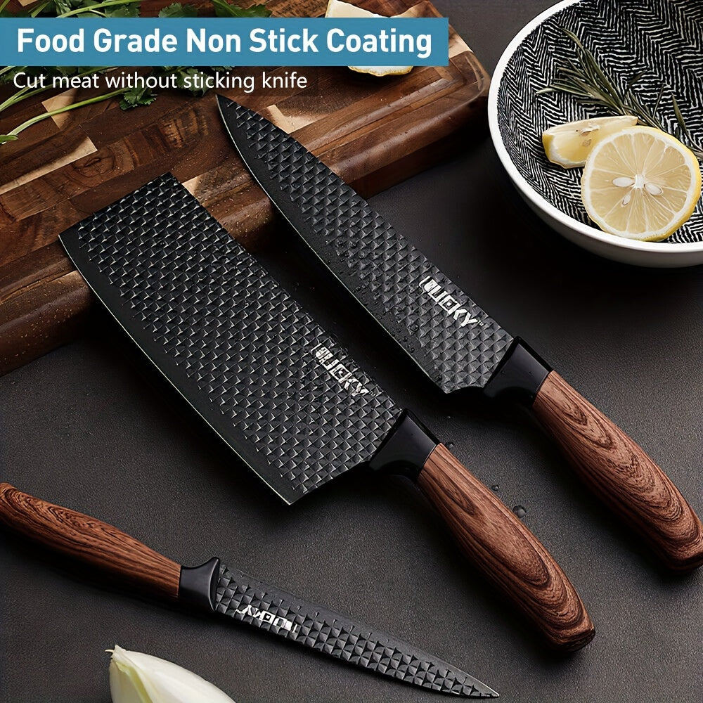 Five Cows Professional Knife Set With Ergonomic Wooden Handles