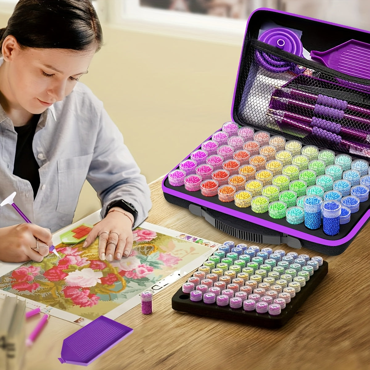 Storage Bag for 5D DIY Diamond Painting Accessories