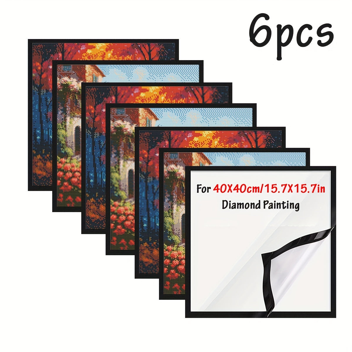 JOZYSH Magnetic Diamond Painting Display Frame Set PVC