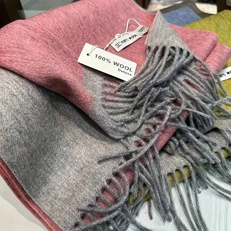 Australian Premium Wool Scarf For Women Winter Windproof Breathable