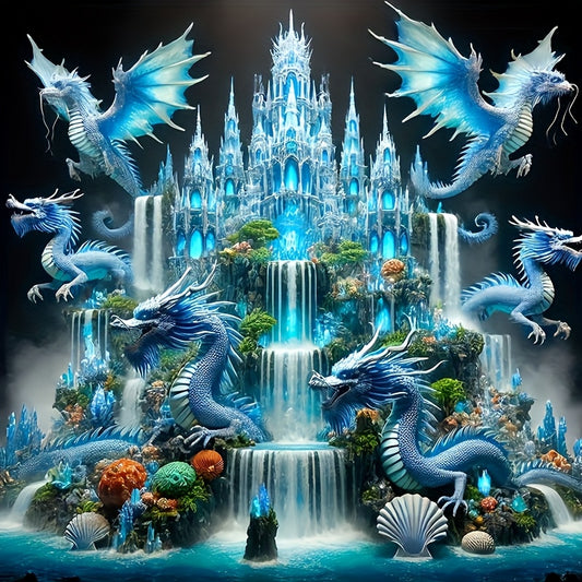 Dragon Realm 5D Diamond Painting Kit DIY Frameless Diamond Art