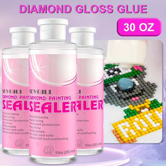 PUDUO Diamond Painting Sealant Kit With Brush Tool