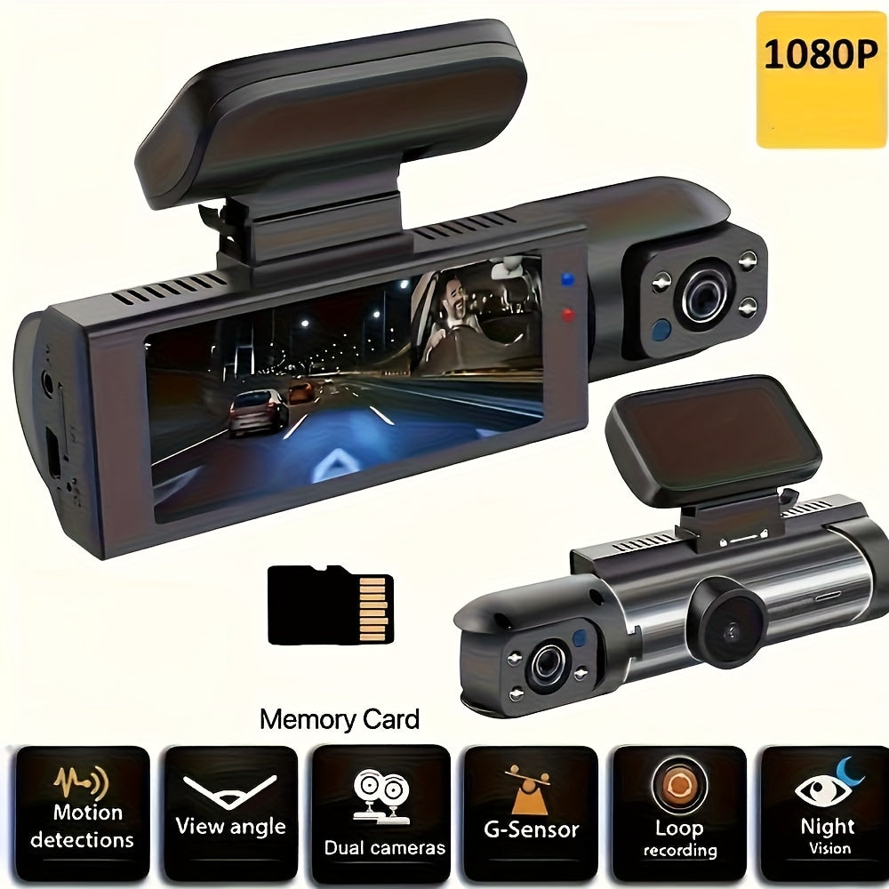 PODOFO 1080P Dash Cam Front And Interior Dual Lens
