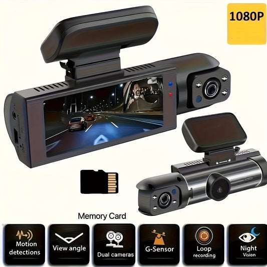 PODOFO 1080P Dash Cam Front And Interior Dual Lens