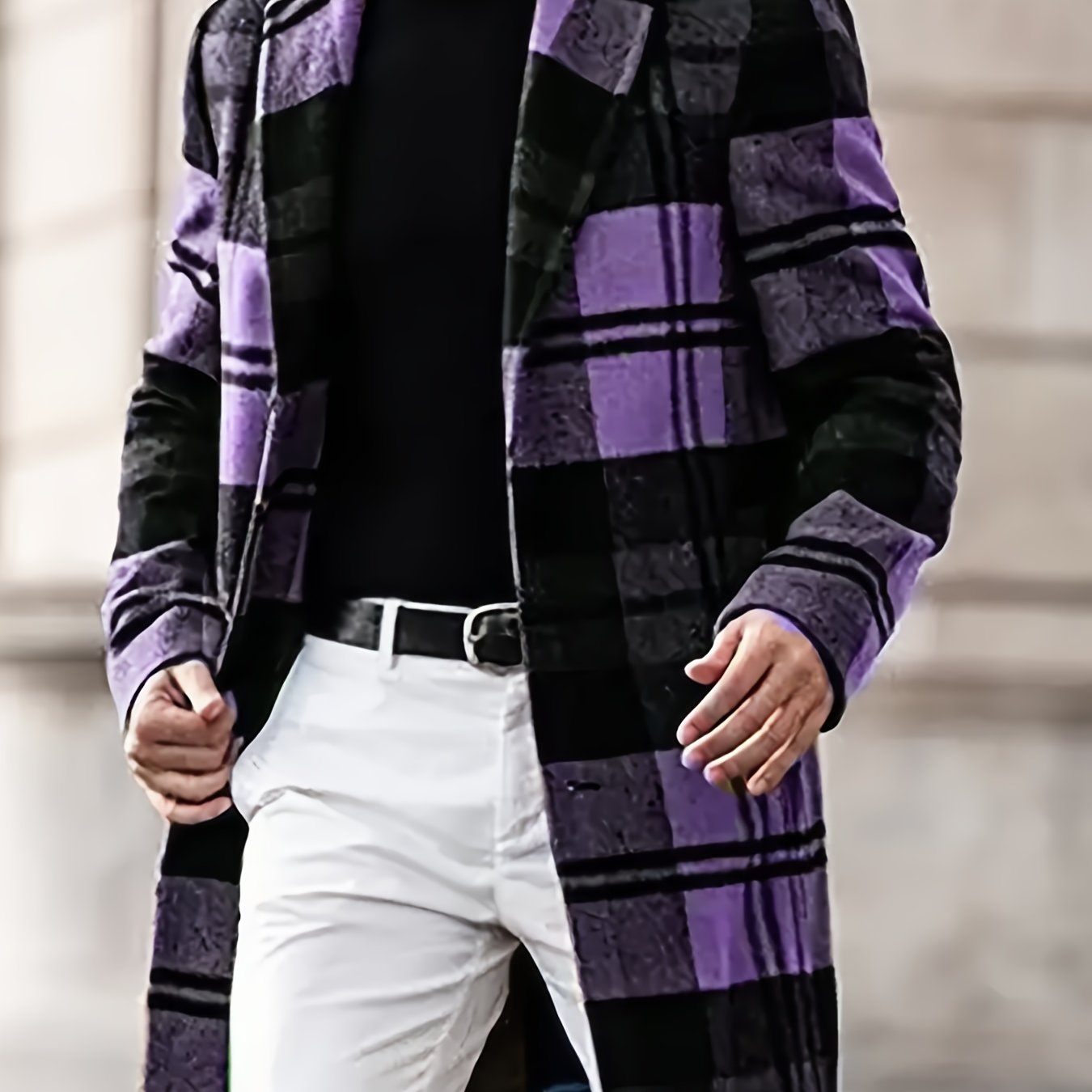 Men's Heavy Duty Winter Windbreaker Jacket With Stand Collar