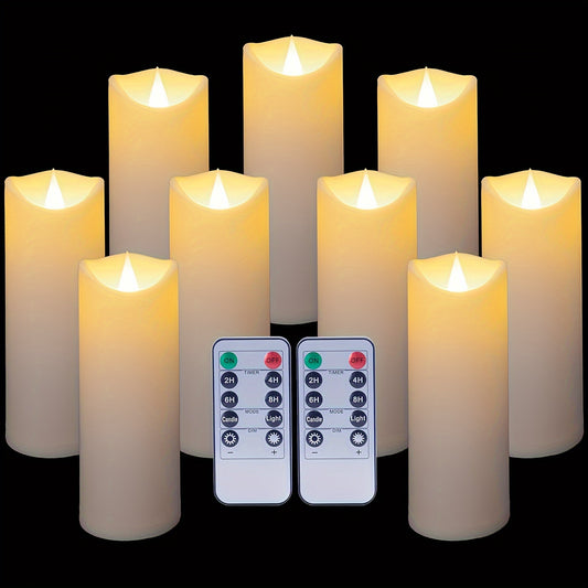 [Flameless Candles] 9/12/24pcs LED Candles with Timer & Modes
