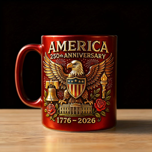 DIANLI USA Anniversary Mug With Durable Finish And Comfortable Handle