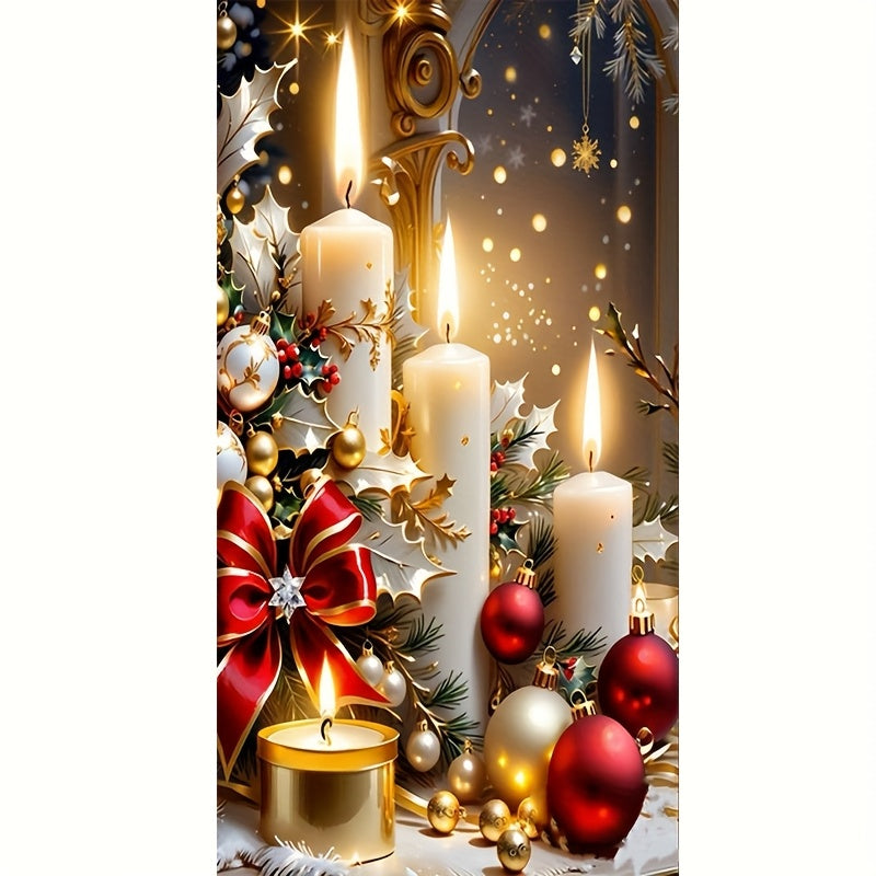 Christmas Diamond Painting Kit For Beginners 5D Round Full Drill