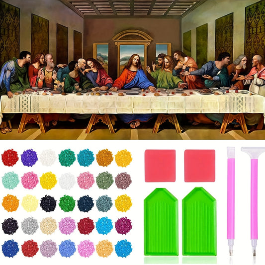 Last Supper 5D Diamond Painting Kit Full Drill Round