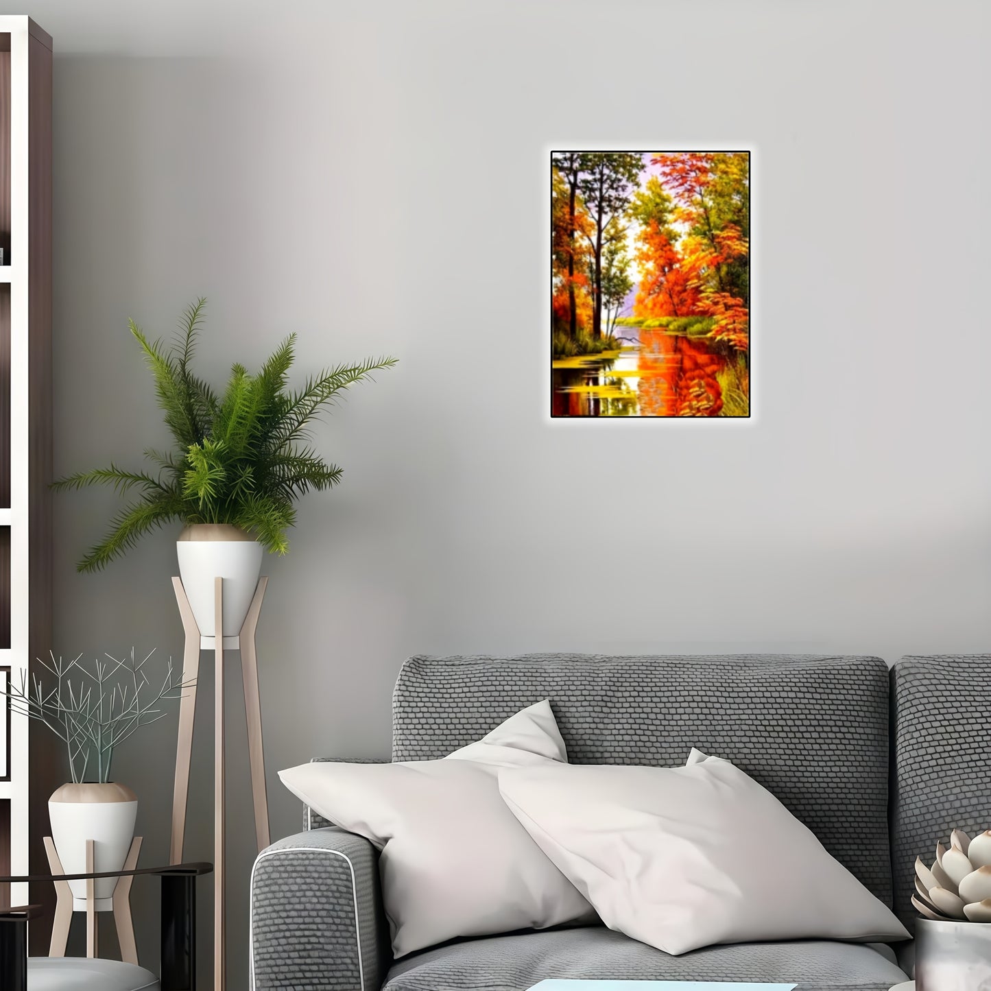 Landscape Diamond Painting Kit 5D Round For Beginners Wall Art