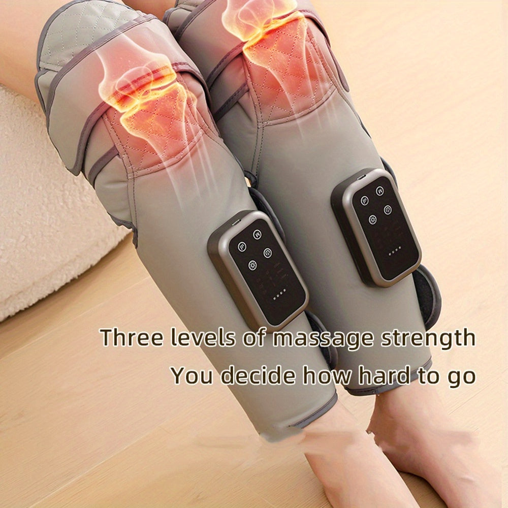1pc an Electric Multifunctional Leg Massager Featuring Air Compression And Heating, with Three Modes And Three Intensity Settings, Rechargeable Via USB