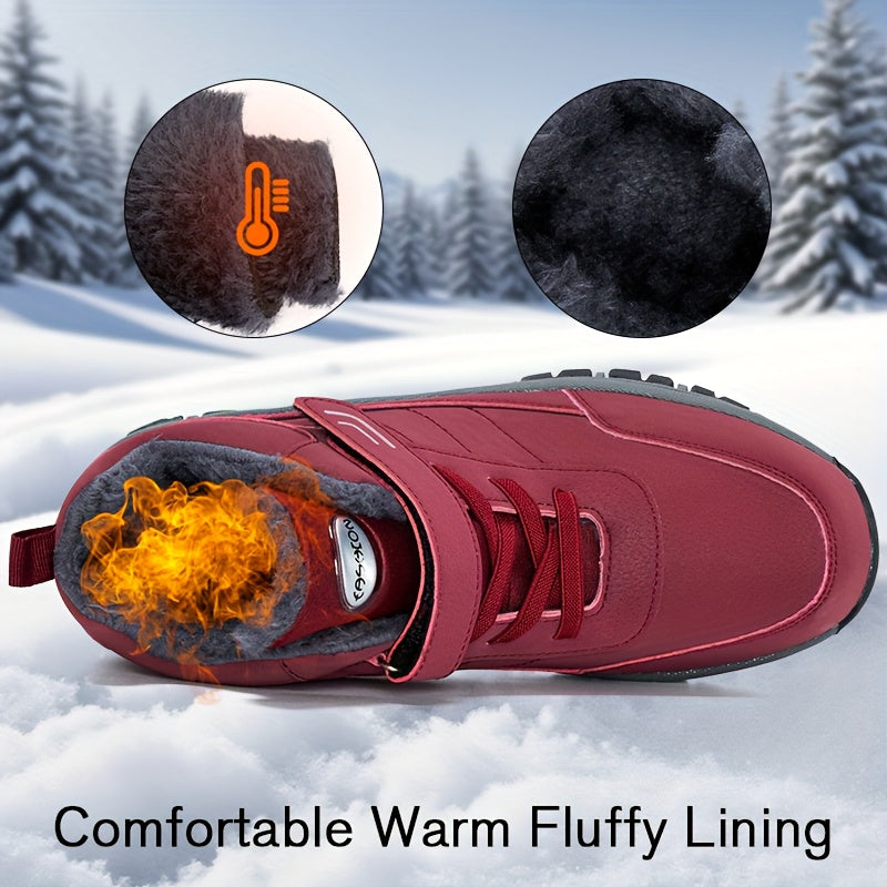 ZUTY Womens Snow Boots Fleece Lined Winter Waterproof Ankle Boot