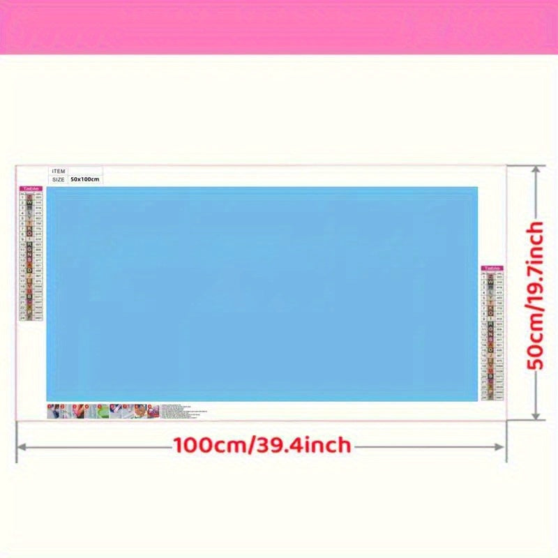 Detailed Stitchery USA Patriotic Diamond Painting Kit Eagle Flag Design