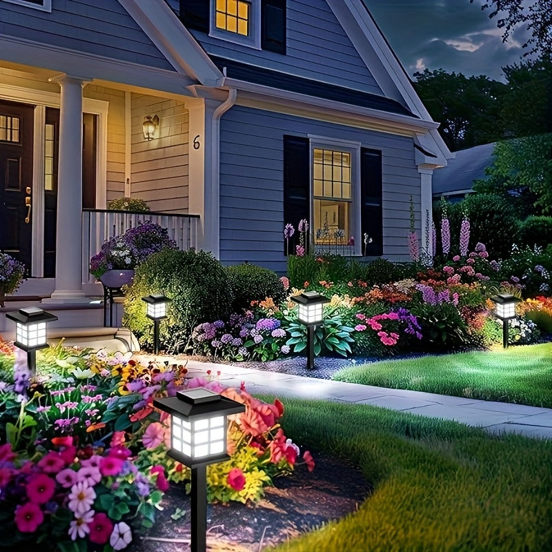 YUNXI Solar Path Lights Outdoor Garden Landscape Lighting LED