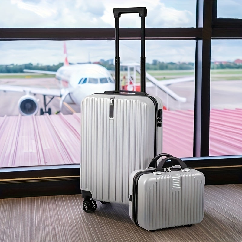 BTY Two Piece Luggage Set with Spinner Wheels Travel Case