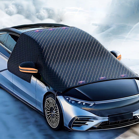 Magnetic Windshield Snow Cover Oxford Cloth Car Winter Protection