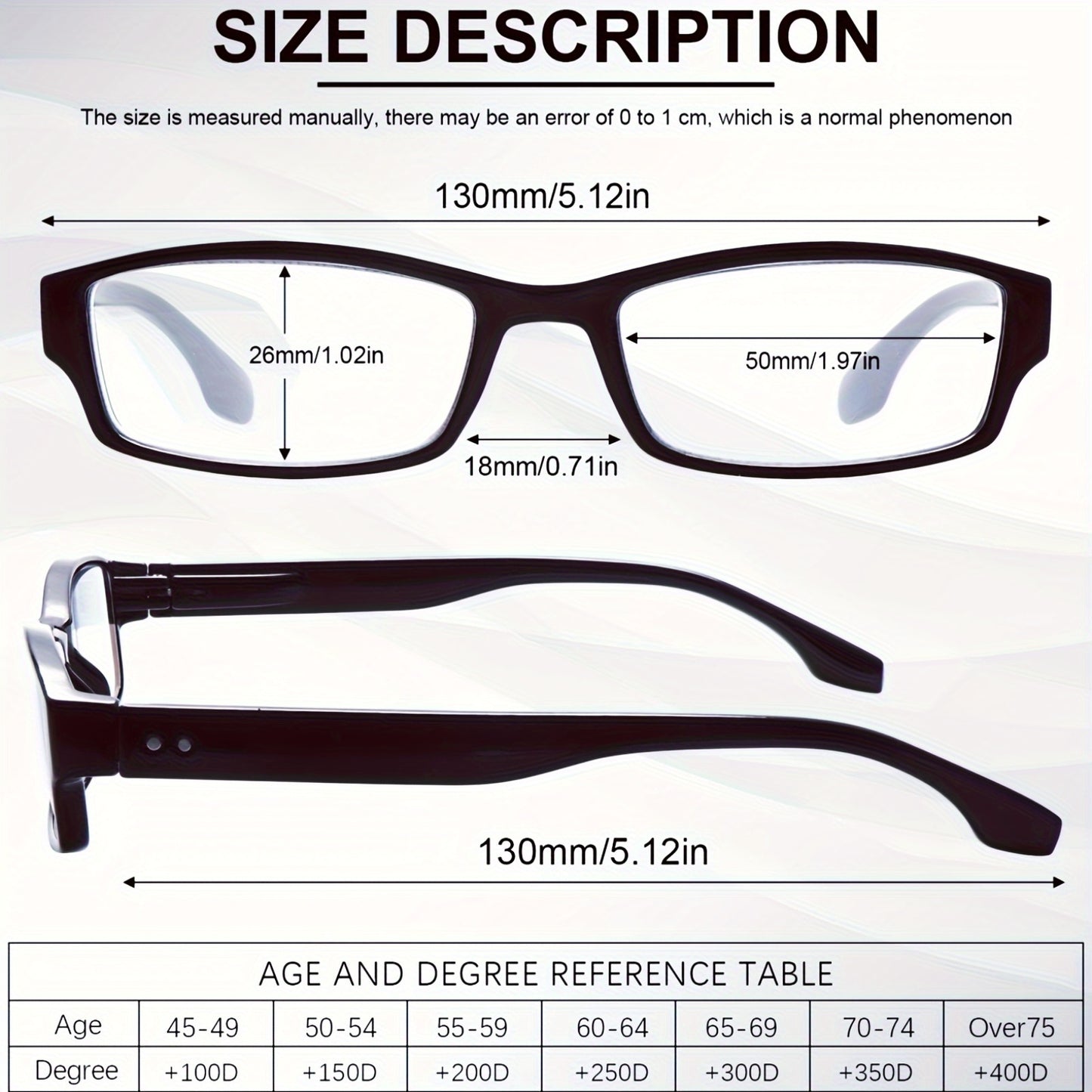6-Pack Reading Glasses For Women Men Anti-Blue Light Readers