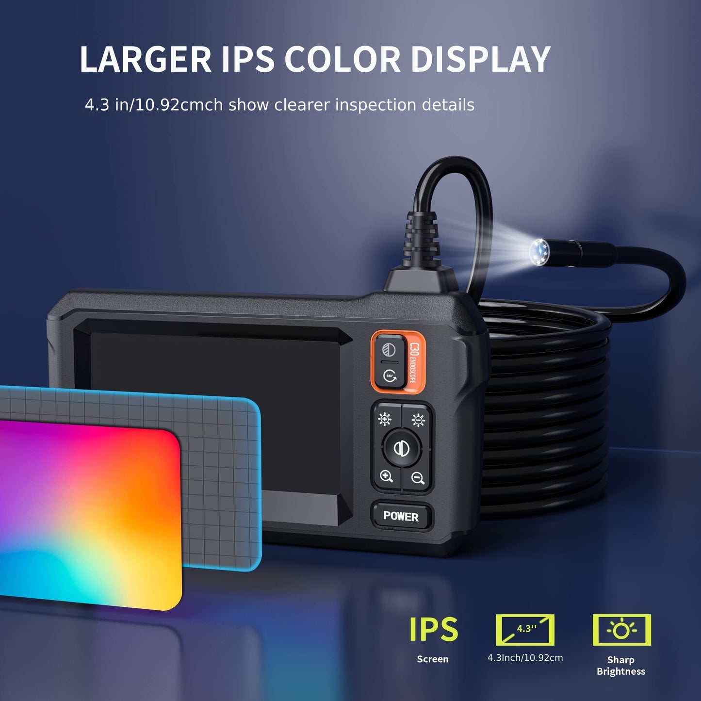 DAXIONGMAO Endoscope Camera With Light 1080P Borescope
