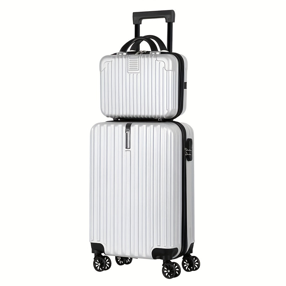 BTY Two Piece Luggage Set with Spinner Wheels Travel Case