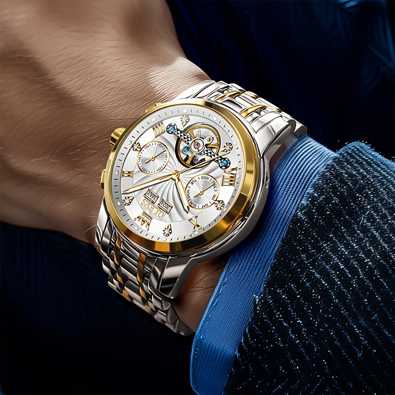 OLEVS Men's Automatic Mechanical Watch With Luminous Hands