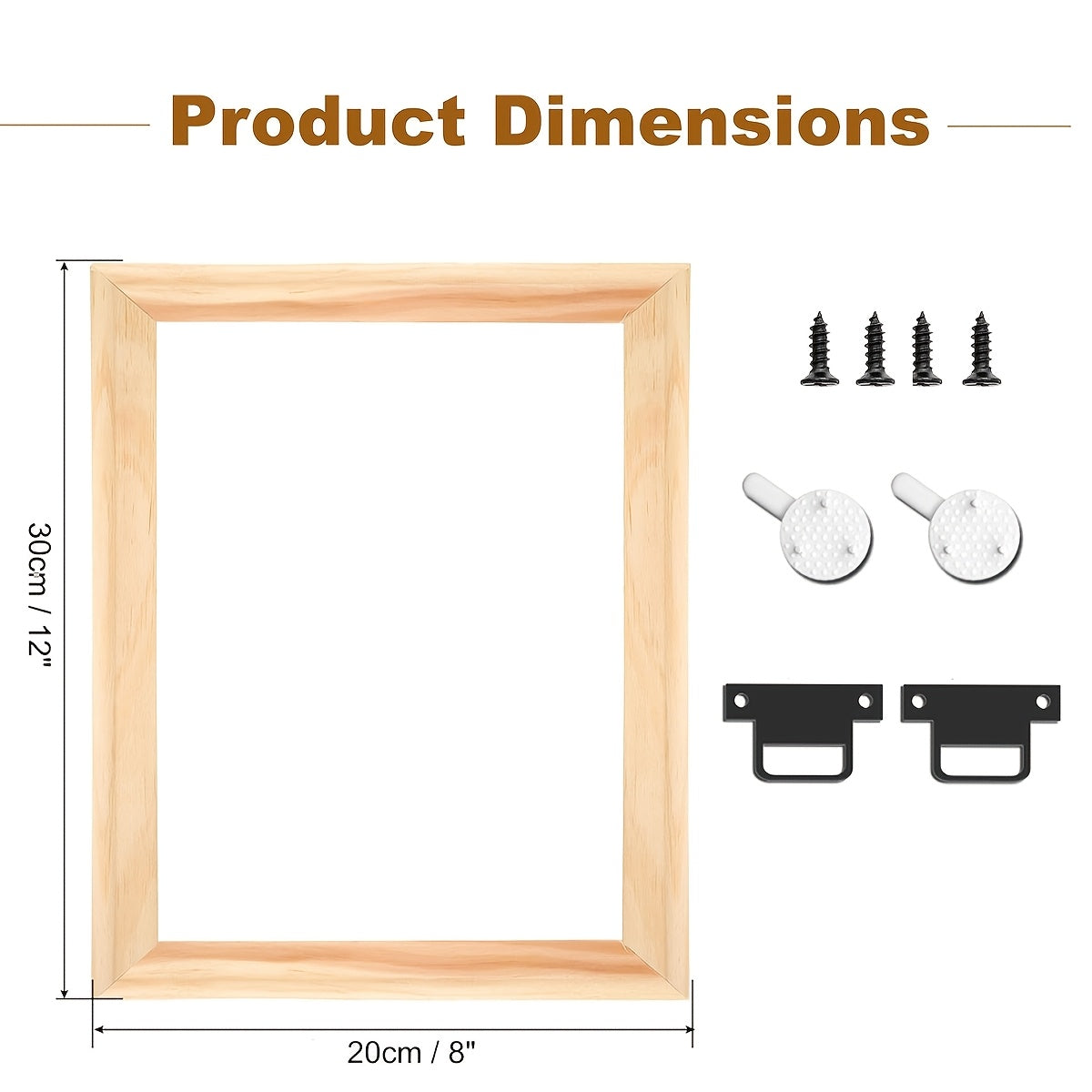 Solid Wood Poster Frame For Oil Painting Wall Art Decor