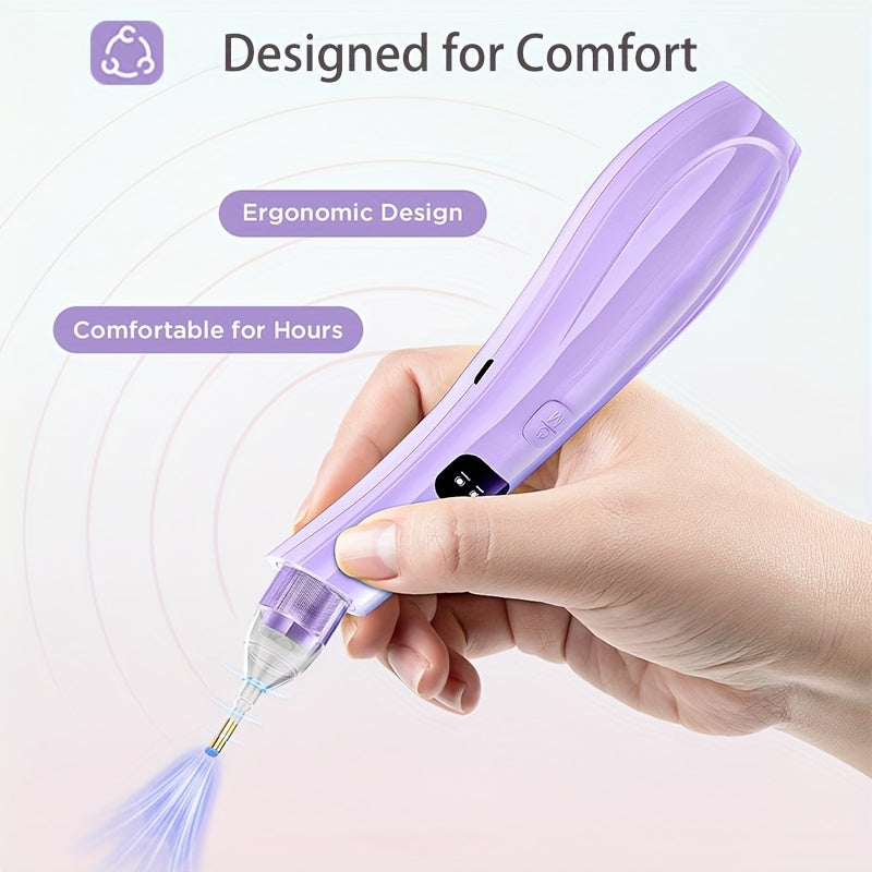 Electric Diamond Painting Pen With Storage Tray For Diamonds