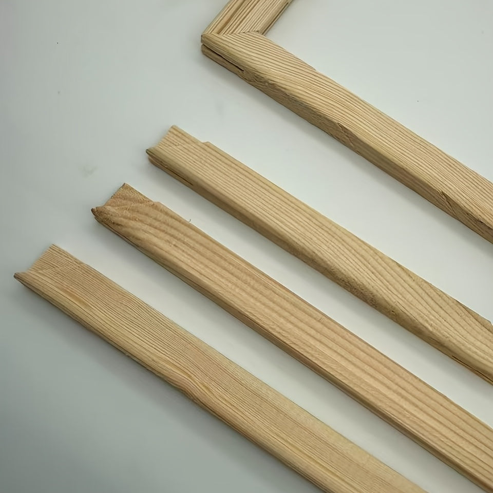 DIY Solid Wood Poster Frame Kit for Oil Painting Artwork